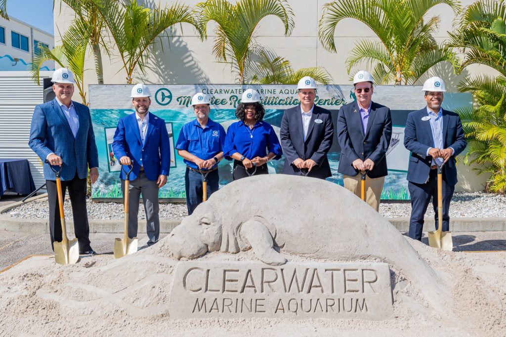 manatee center groundbreaking