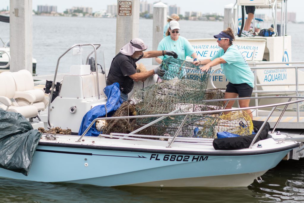 Volunteer program removes abandoned crab traps, preserving ecosystem