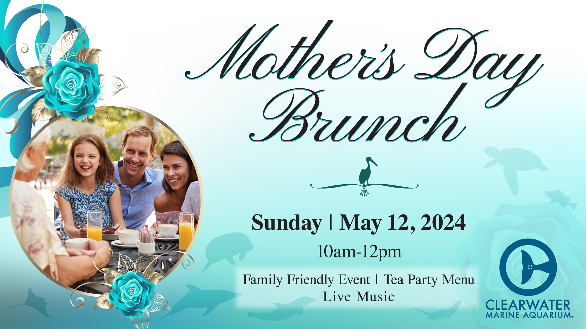 Clearwater Marine Aquarium Presents a Toast to Mom With Mother’s Day Brunch